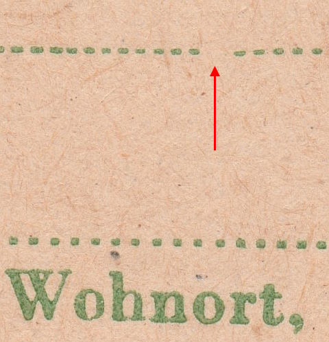 Typ K XVI Absenderteil